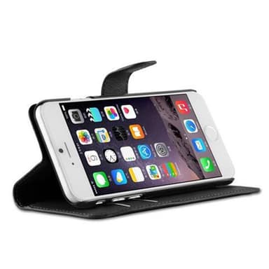 iPhone 6 / 6S Plånboksfodral Skal (Svart)
