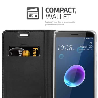 HTC Desire 12 Fodral Skal Case (Svart)