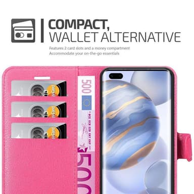 Honor 30 PRO Plånboksfodral Skal (Rosa)