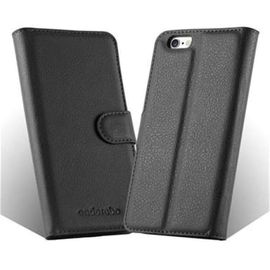 iPhone 6 / 6S Plånboksfodral Skal (Svart)