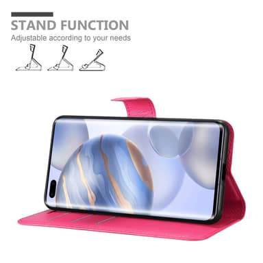 Honor 30 PRO Plånboksfodral Skal (Rosa)
