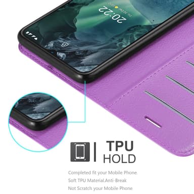 Nokia G11 / G21 Plånboksfodral Skal (Lila)