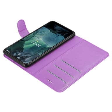 Nokia G11 / G21 Plånboksfodral Skal (Lila)