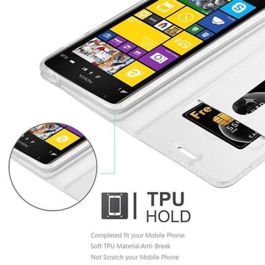Nokia Lumia 1520 Fodral Skal Case (Silver)