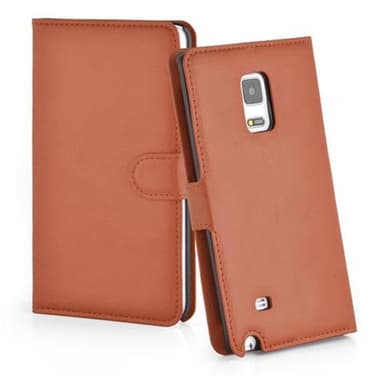 Samsung Galaxy NOTE EDGE Plånboksfodral Skal (Brun)
