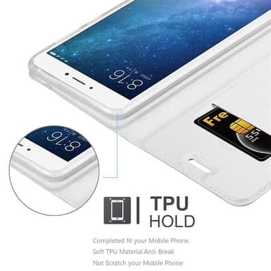 Xiaomi Mi MAX 2 Fodral Skal Case (Silver)