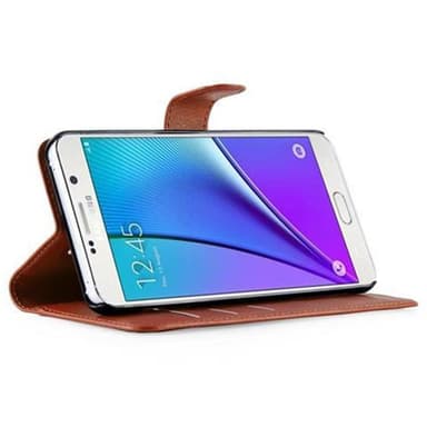 Samsung Galaxy NOTE 5 Plånboksfodral Skal (Brun)