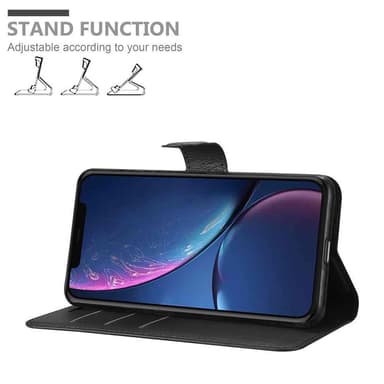 iPhone 11 PRO MAX Plånboksfodral Skal (Svart)