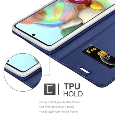 Samsung Galaxy A71 5G Fodral Skal Case (Blå)