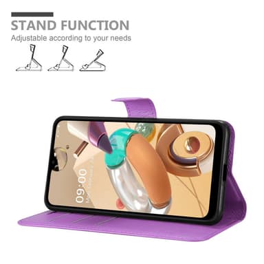 LG K41S Plånboksfodral Skal (Lila)