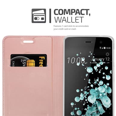 HTC U PLAY Fodral Skal Case (Rosa)