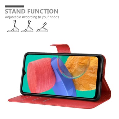 Samsung Galaxy M33 5G Plånboksfodral Skal (Röd)