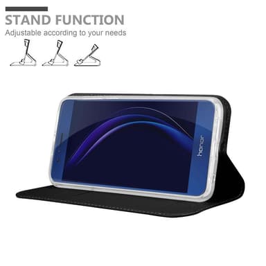 Honor 8 / 8 PREMIUM Fodral Skal Case (Svart)