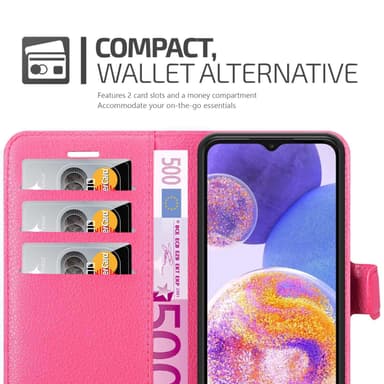 Samsung Galaxy A23 4G Plånboksfodral Skal (Rosa)