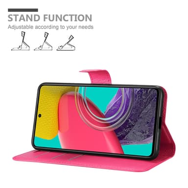 Samsung Galaxy M53 5G Plånboksfodral Skal (Rosa)