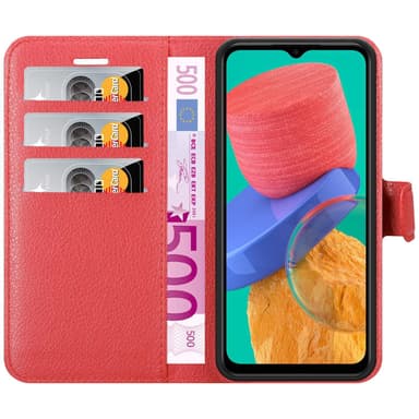 Samsung Galaxy M33 5G Plånboksfodral Skal (Röd)