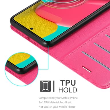 Samsung Galaxy M53 5G Plånboksfodral Skal (Rosa)