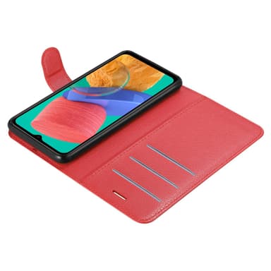 Samsung Galaxy M33 5G Plånboksfodral Skal (Röd)