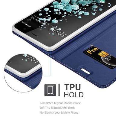 HTC U PLAY Fodral Skal Case (Blå)