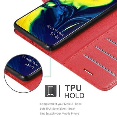 Samsung Galaxy A80 / A90 4G Plånboksfodral Skal (Röd)