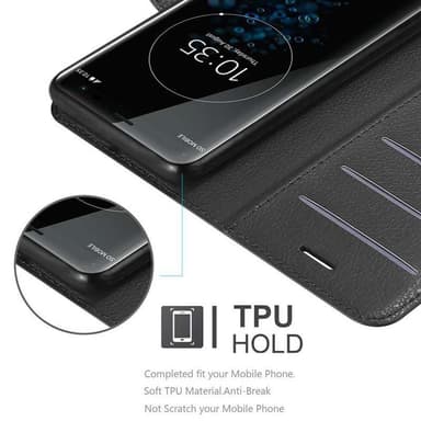 Sony Xperia XZ3 Plånboksfodral Skal (Svart)