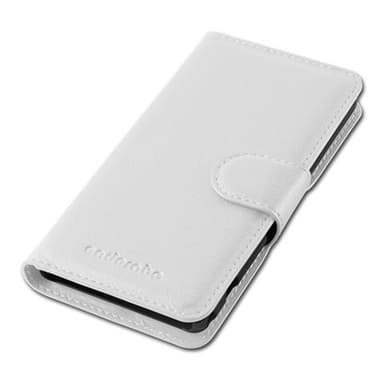 Sony Xperia Z1 COMPACT Plånboksfodral Skal (Vit)