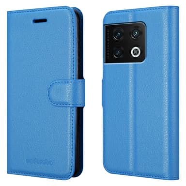 OnePlus 10 PRO 5G Plånboksfodral Skal (Blå)