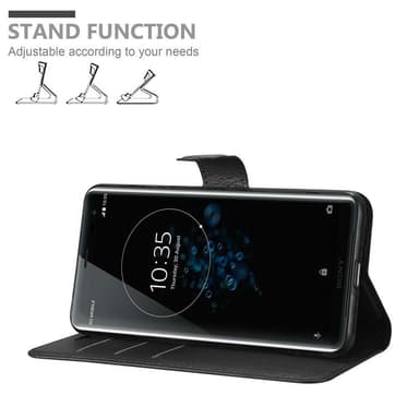 Sony Xperia XZ3 Plånboksfodral Skal (Svart)