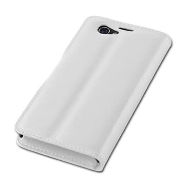 Sony Xperia Z1 COMPACT Plånboksfodral Skal (Vit)