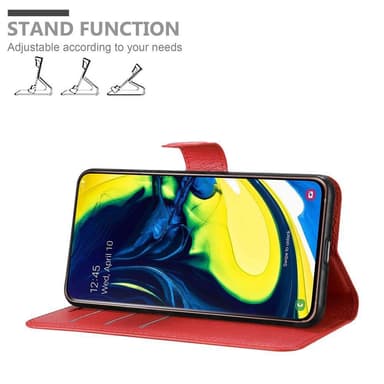 Samsung Galaxy A80 / A90 4G Plånboksfodral Skal (Röd)