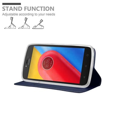 Motorola MOTO C PLUS Fodral Skal Case (Blå)