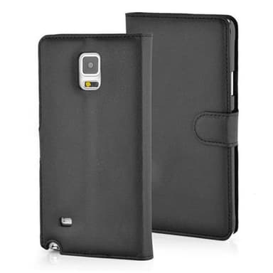 Samsung Galaxy NOTE 4 Plånboksfodral Skal (Svart)