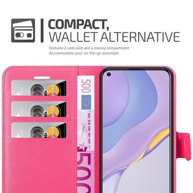 Huawei NOVA 7 5G Plånboksfodral Skal (Rosa)