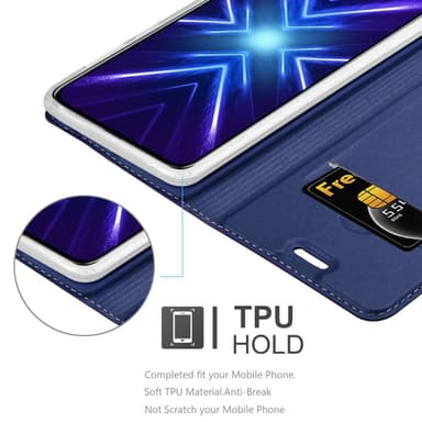 Honor 9X Fodral Skal Case (Blå)