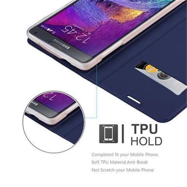Samsung Galaxy NOTE 4 Fodral Skal Case (Blå)
