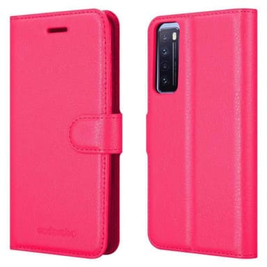 Huawei NOVA 7 5G Plånboksfodral Skal (Rosa)