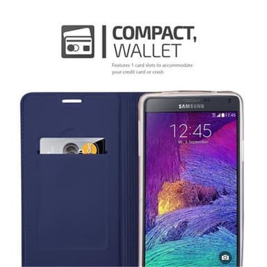 Samsung Galaxy NOTE 4 Fodral Skal Case (Blå)