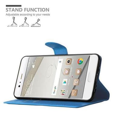Huawei P10 Plånboksfodral Skal (Blå)