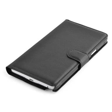 Samsung Galaxy NOTE 4 Plånboksfodral Skal (Svart)