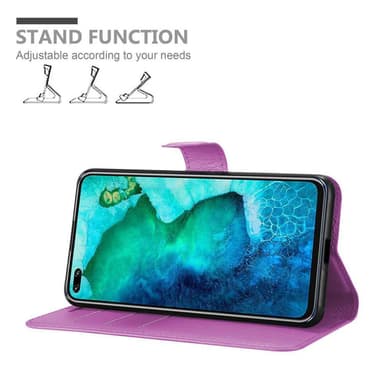 Honor View 30 PRO Plånboksfodral Skal (Lila)