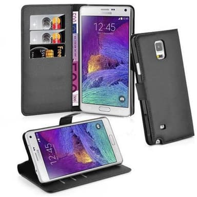 Samsung Galaxy NOTE 4 Plånboksfodral Skal (Svart)