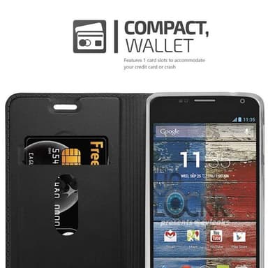 Motorola MOTO G2 Fodral Skal Case (Svart)