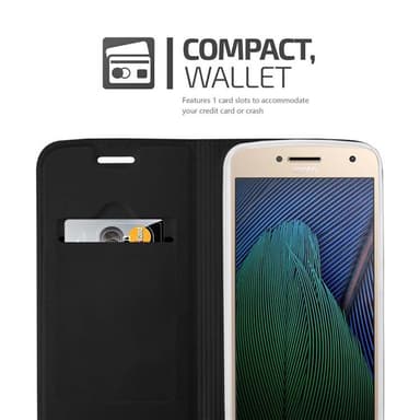 Motorola MOTO G5 PLUS Fodral Skal Case (Svart)