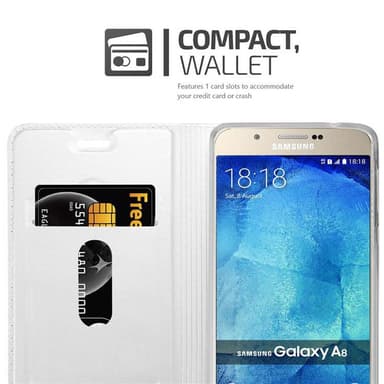 Samsung Galaxy A8 2015 Fodral Skal Case (Silver)