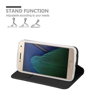 Motorola MOTO G5 PLUS Fodral Skal Case (Svart)
