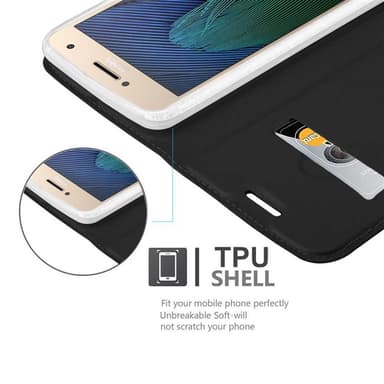 Motorola MOTO G5 PLUS Fodral Skal Case (Svart)
