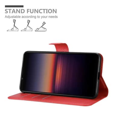 Sony Xperia 1 II Plånboksfodral Skal (Röd)
