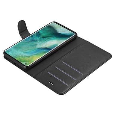 Oppo FIND X2 PRO Plånboksfodral Skal (Svart)