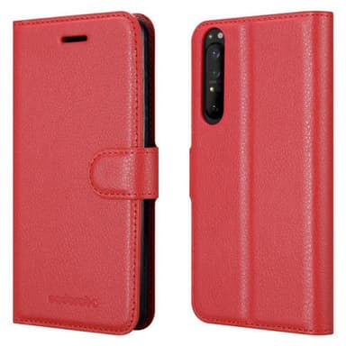 Sony Xperia 1 II Plånboksfodral Skal (Röd)