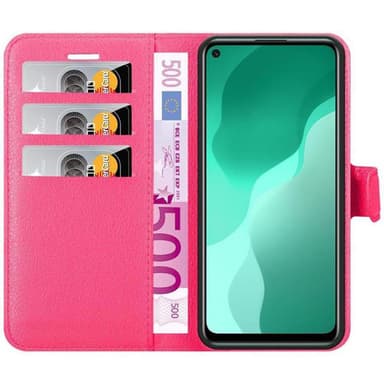 Huawei NOVA 7 SE Plånboksfodral Skal (Rosa)